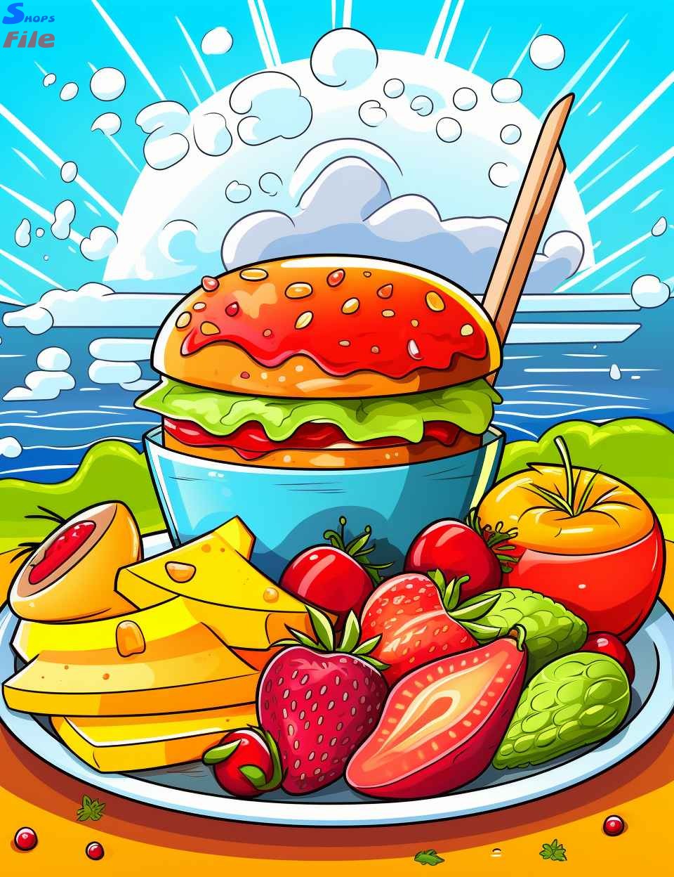 Cafetería Tropic Burger Spagna Europa